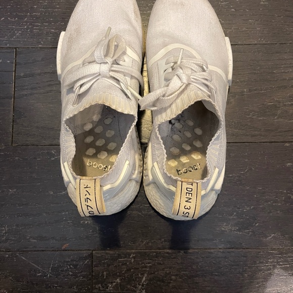 Adidas NMD R1 PK Japan Triple White Size US 6.5/ 39.5 Running Sneakers BZ0221 - Picture 5 of 9
